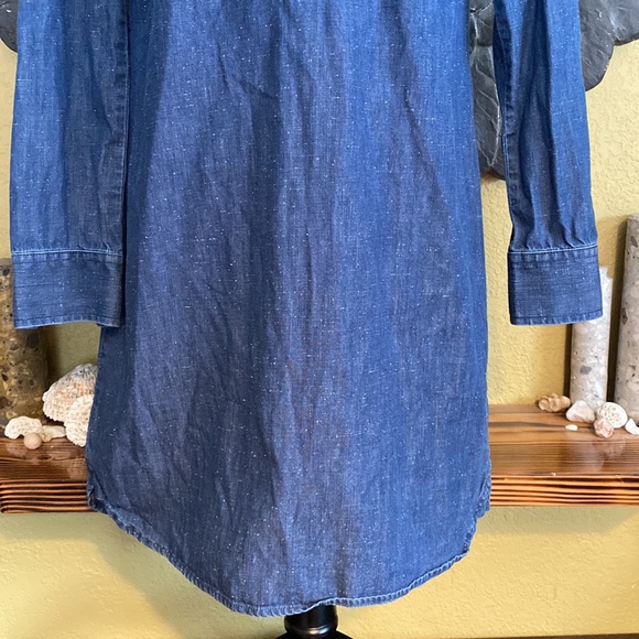Tommy Hilfiger Denim Jean Dress With Cuff Sleeves - Picture 3 of 8
